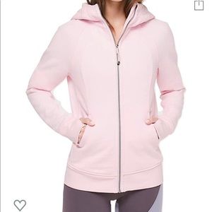 BNWOT Lululemon SCUBA HOODIE blissful pink size 6